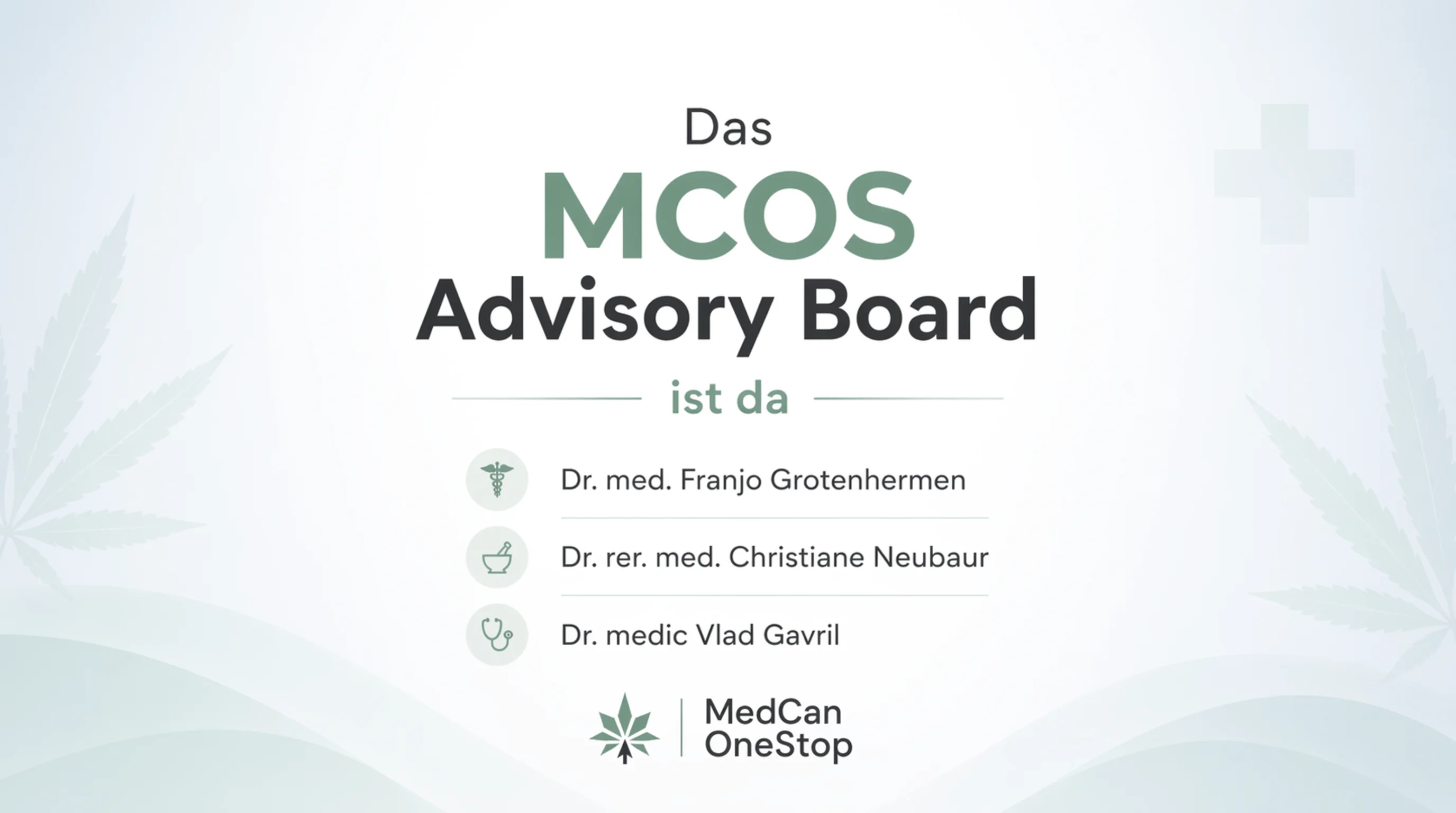 Maximale Expertise für Deine Therapie: Das MedCanOneStop Advisory Board