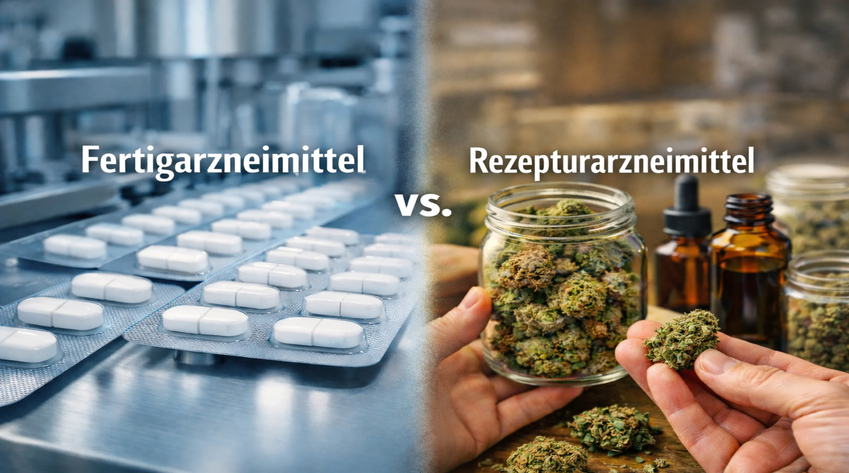 Fertigarzneimittel vs. Rezepturarzneimittel (Cannabisblüten): Medizinisch erklärt