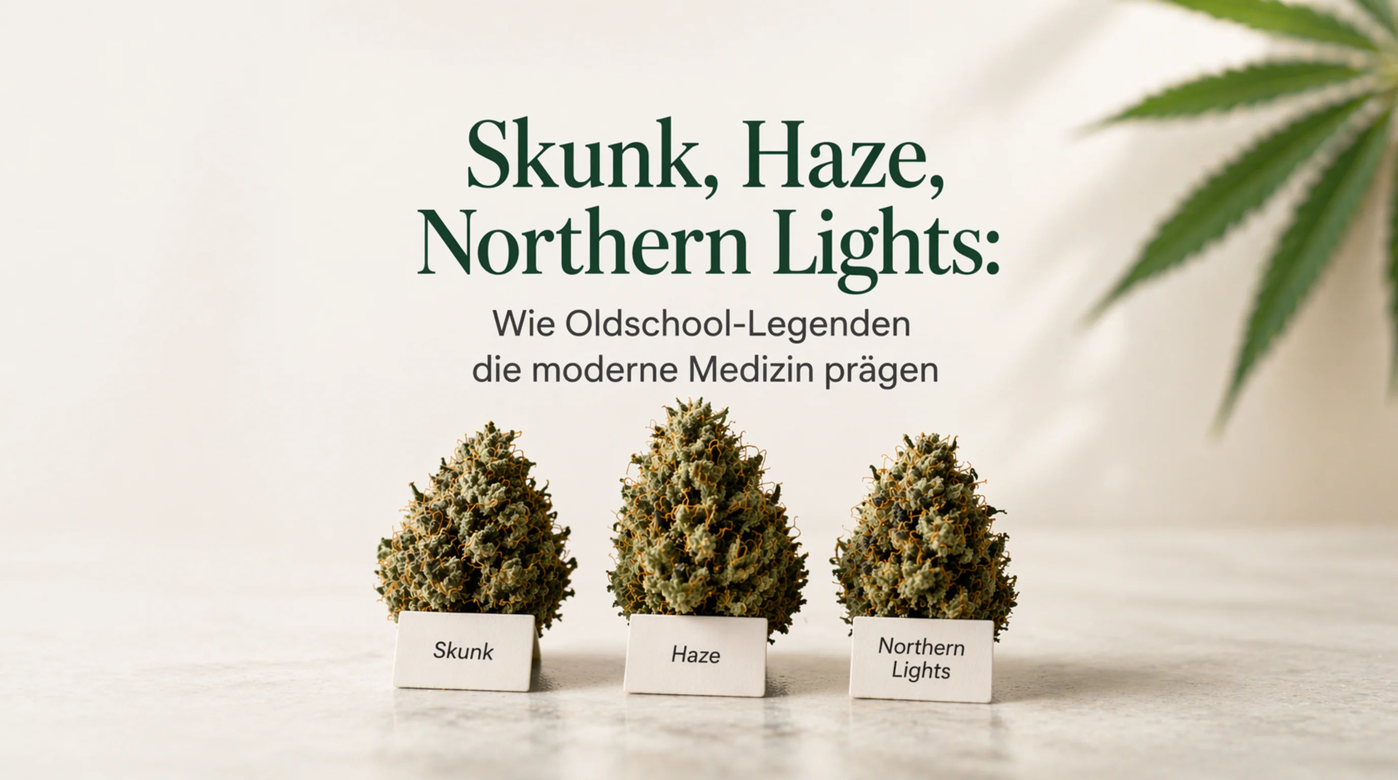 Skunk, Haze, Northern Lights: Wie Oldschool-Legenden die moderne Medizin prägen