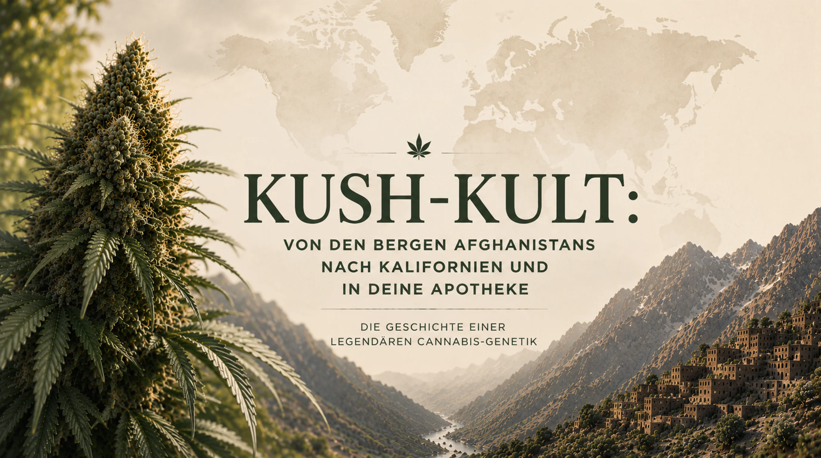 Kush-Kult: Von den Bergen Afghanistans nach Kalifornien und in Deine Apotheke