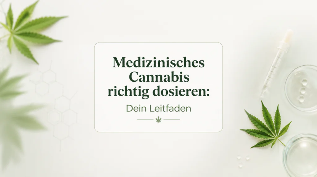 Medizinisches Cannabis richtig dosieren: Dein Leitfaden für Einstieg, Steigerung & Obergrenzen
