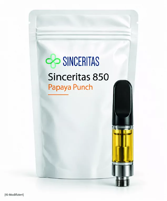 Image of Sinceritas THC Vape Papaya Punch 0,5 g