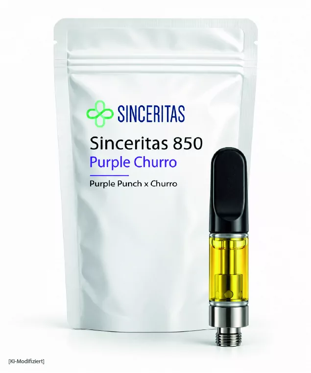 Image of Sinceritas THC Vape Purple Churro 0,5 g