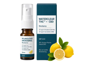 Image of WaterClear THC™ Dronabinol & CBD Mundspray 25/25 mg/ml mit Zitronengeschmack
