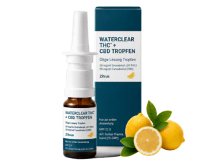 Image of WaterClear THC™ Dronabinol Tropfen 25mg/ml THC 25mg/ml CBD mit Zitronengeschmack