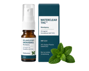 Image of WaterClear THC™ Dronabinol Mundspray 25 mg/ml mit Pfefferminzgeschmack