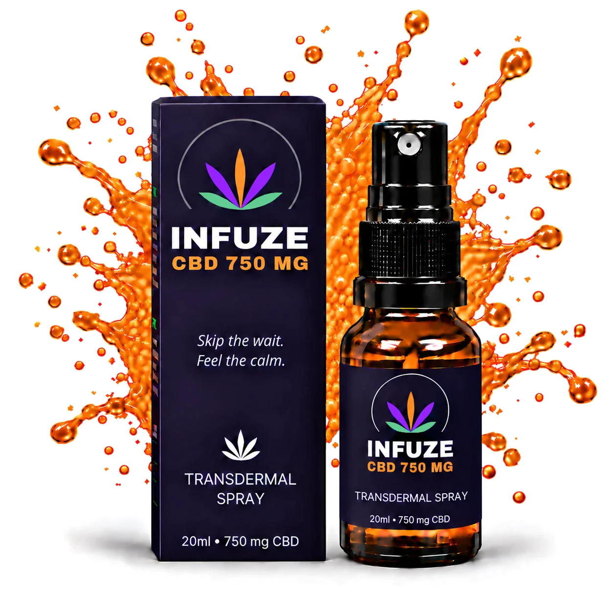 Image of INFUZE CBD Transdermal Spray – 750 mg CBD